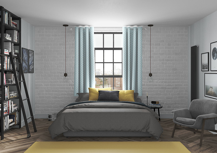 Full Stop, Smoke - Made to Measure Curtains - Image 5